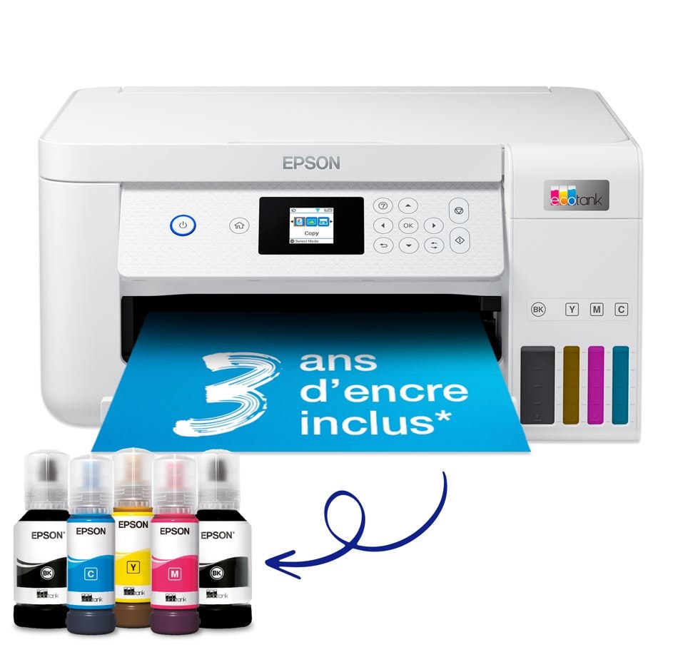 Imprimante multifonction réservoir d'encre EPSON  - ECOTANK-ET2856