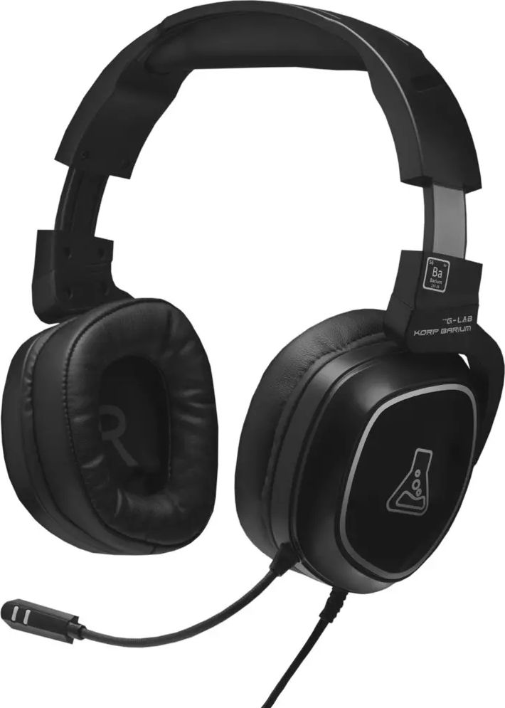 Micro-Casque gaming THE G-LAB Stéréo Filaire 50mm Noir - KORP-BARIUM-BLACK