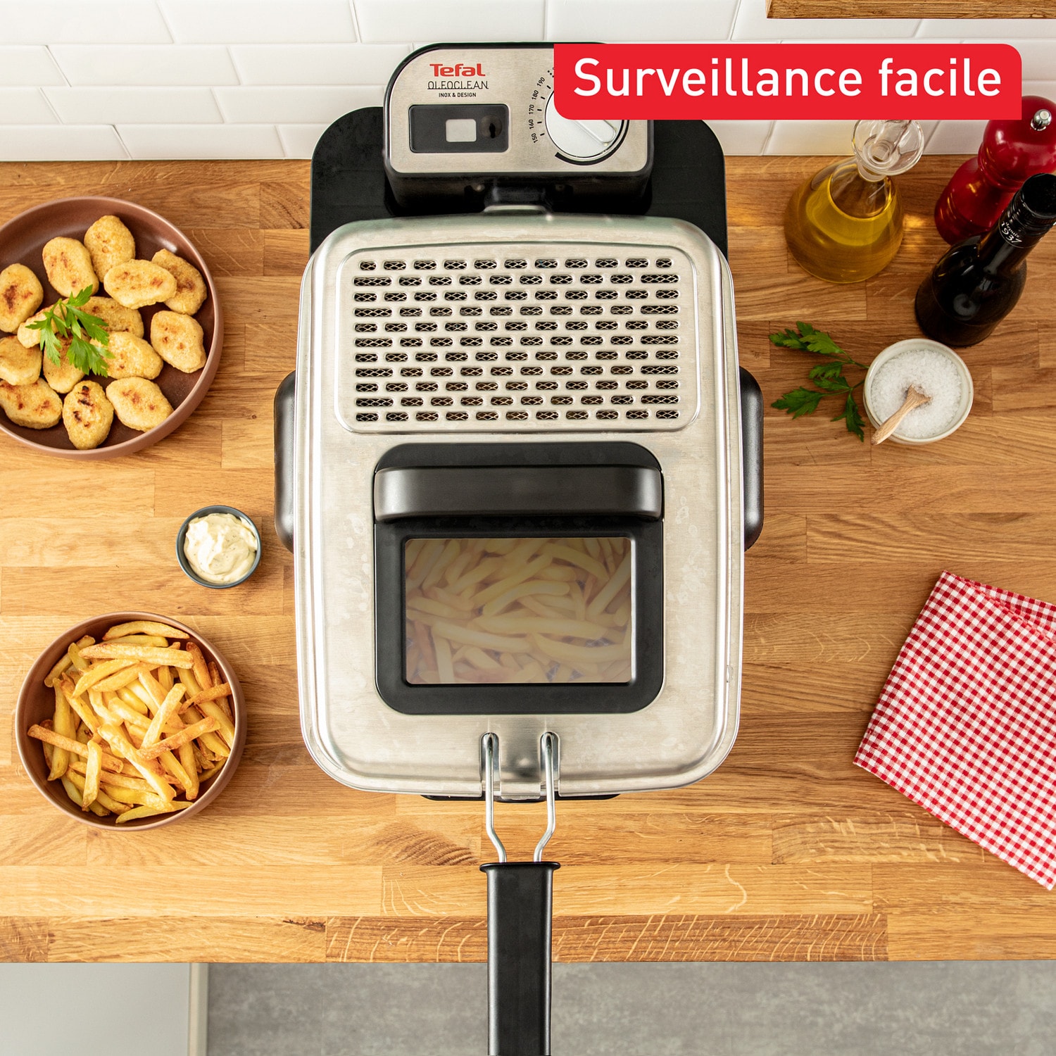 Friteuse TEFAL 3.5L 2300W - FR804110