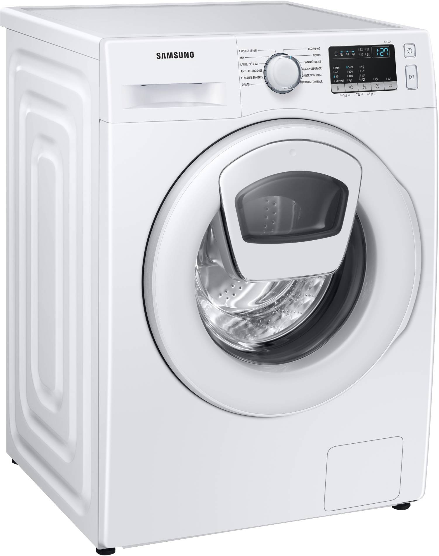 Lave linge Frontal SAMSUNG , 9kg, Blanc - WW90T4540TE