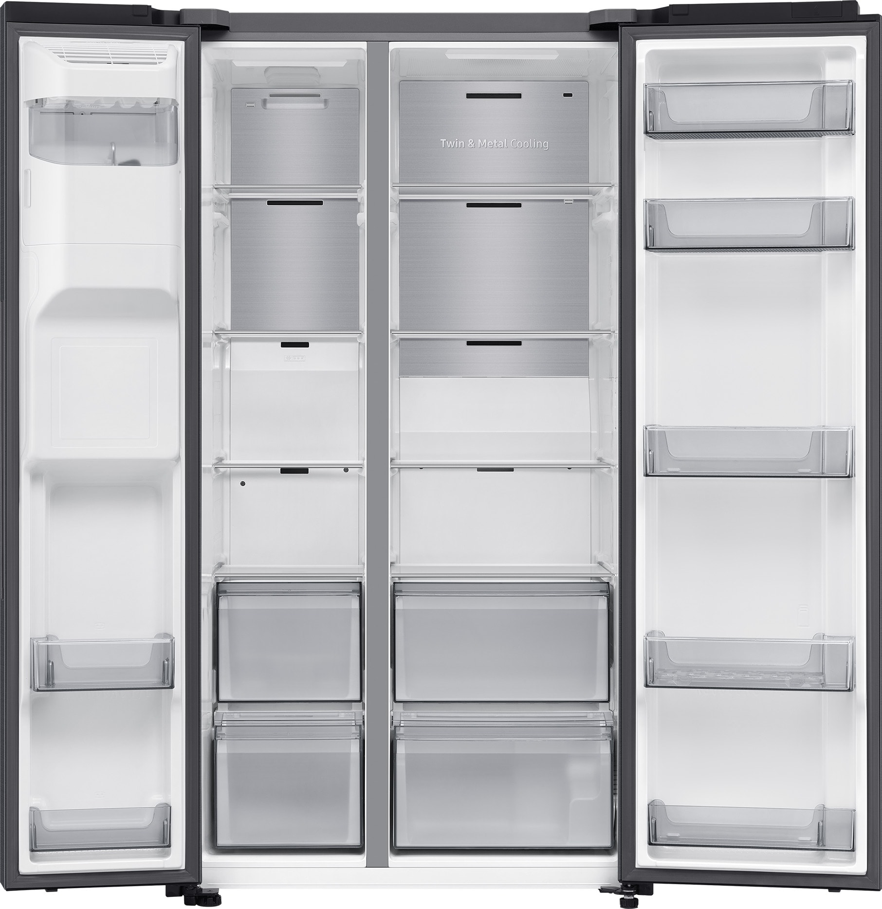 Réfrigérateur américain SAMSUNG No frost 634L Inox - RS70F66KCF