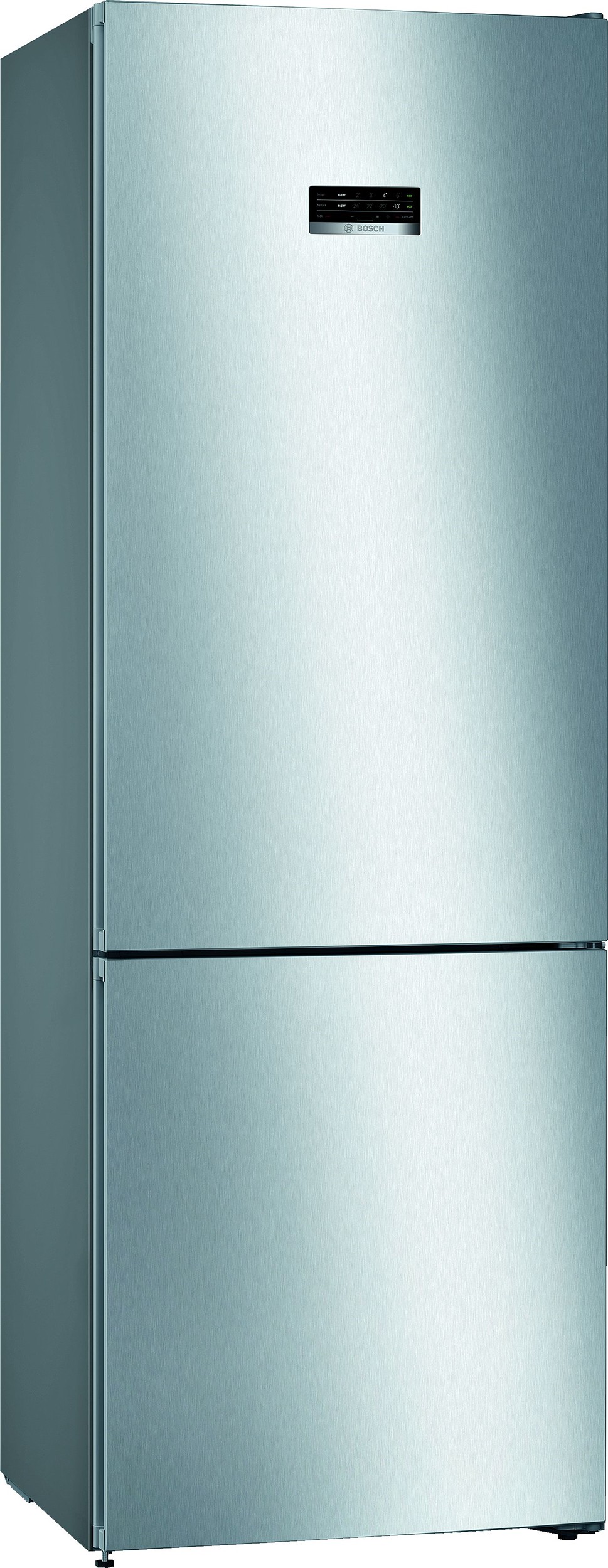 BOSCH Réfrigérateur congélateur bas Série 4 Multi AirFlow 438L Inox  KGN49XLEA