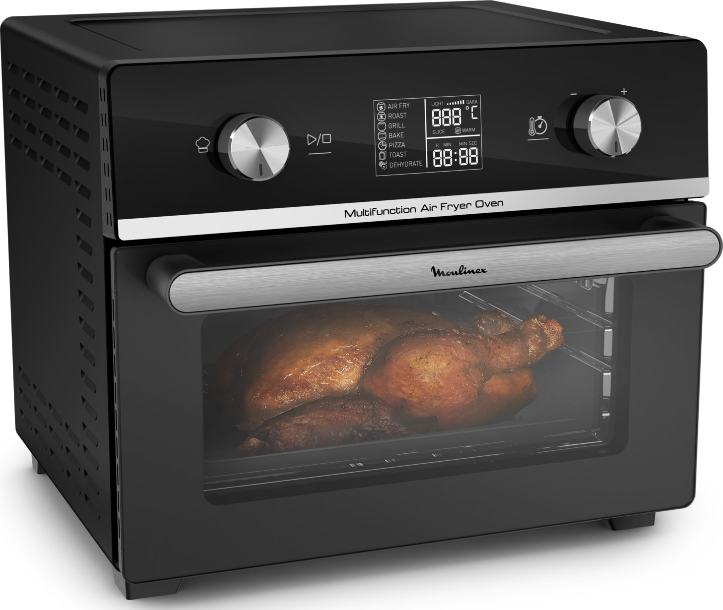Friteuse à air chaud MOULINEX AirFryer 20L 1800W Plusieurs niveaux AL606820