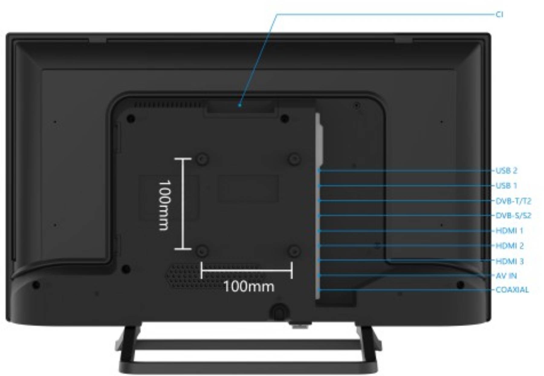 TV LED 60 cm SMART TECH 60Hz Dolby Digital Plus 24" - 24HN10T3 TV LED 60 cm SMART TECH 60Hz Dolby Digital Plus 24" - 24HN10T3