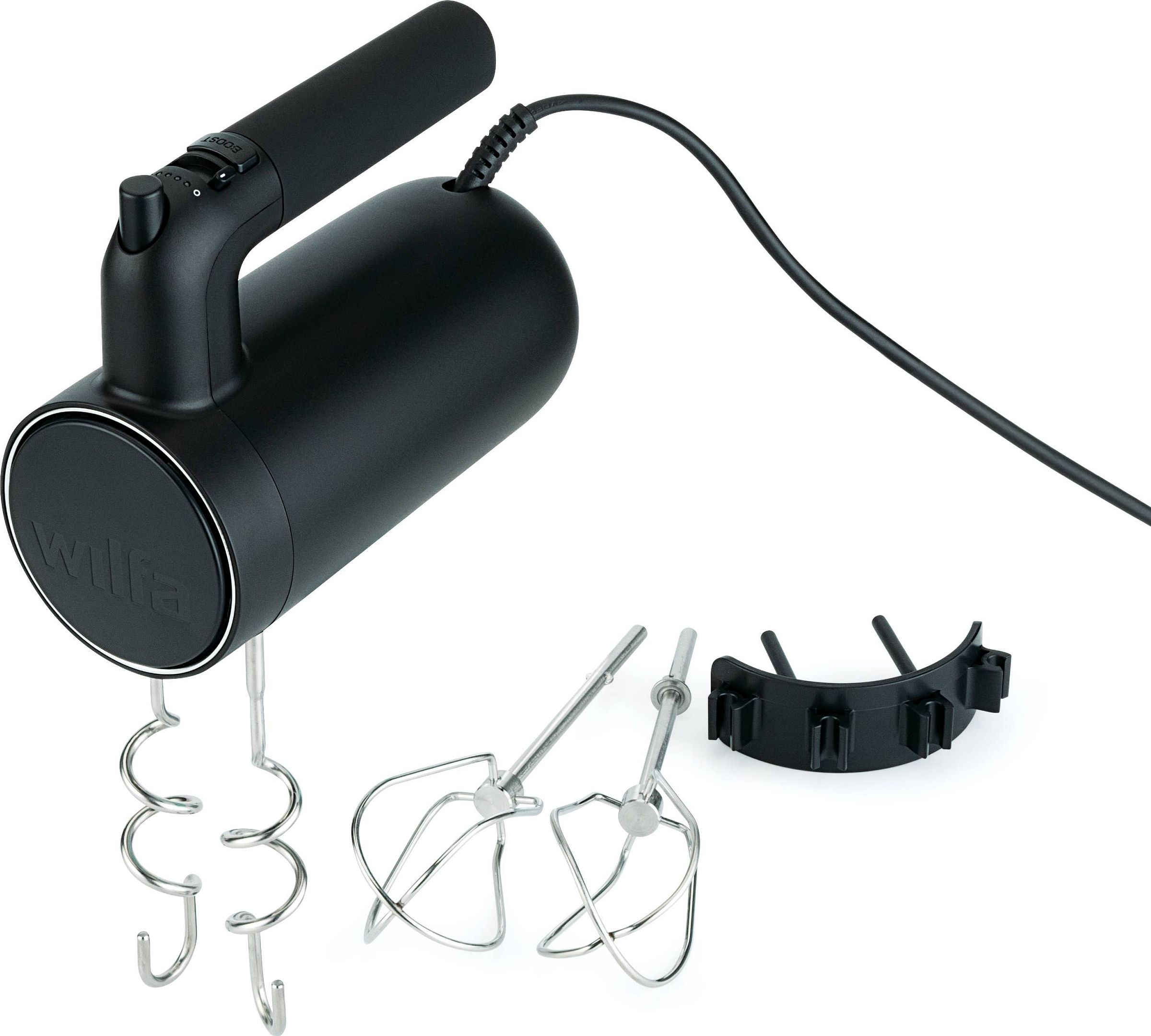 Batteur WILFA 2 Fouets 2 Pétrins 500W Noir - HM1B-500