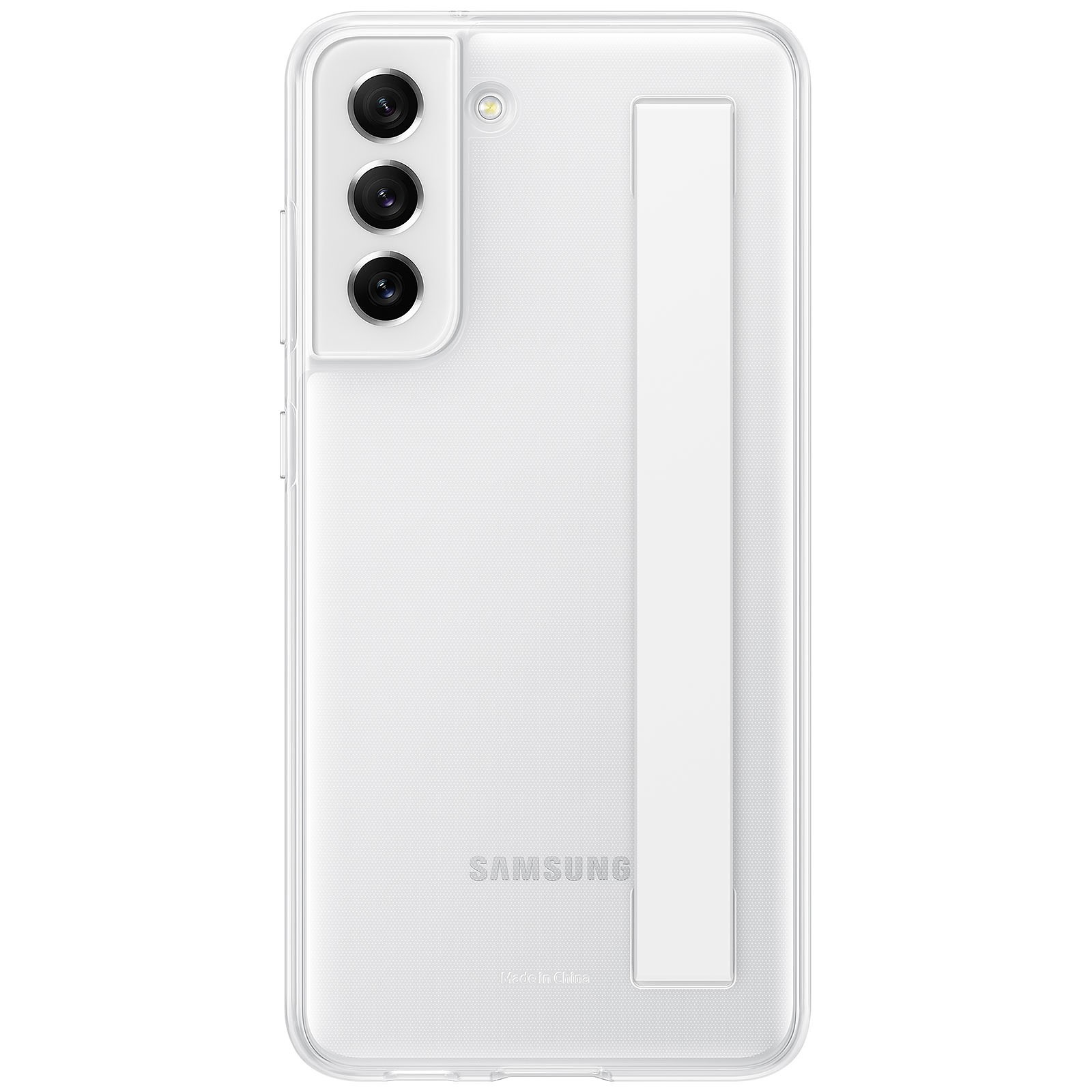 Coque smartphone BIGBEN Samsung Galaxy S21 FE silicone Blanche - EF-XG990CW