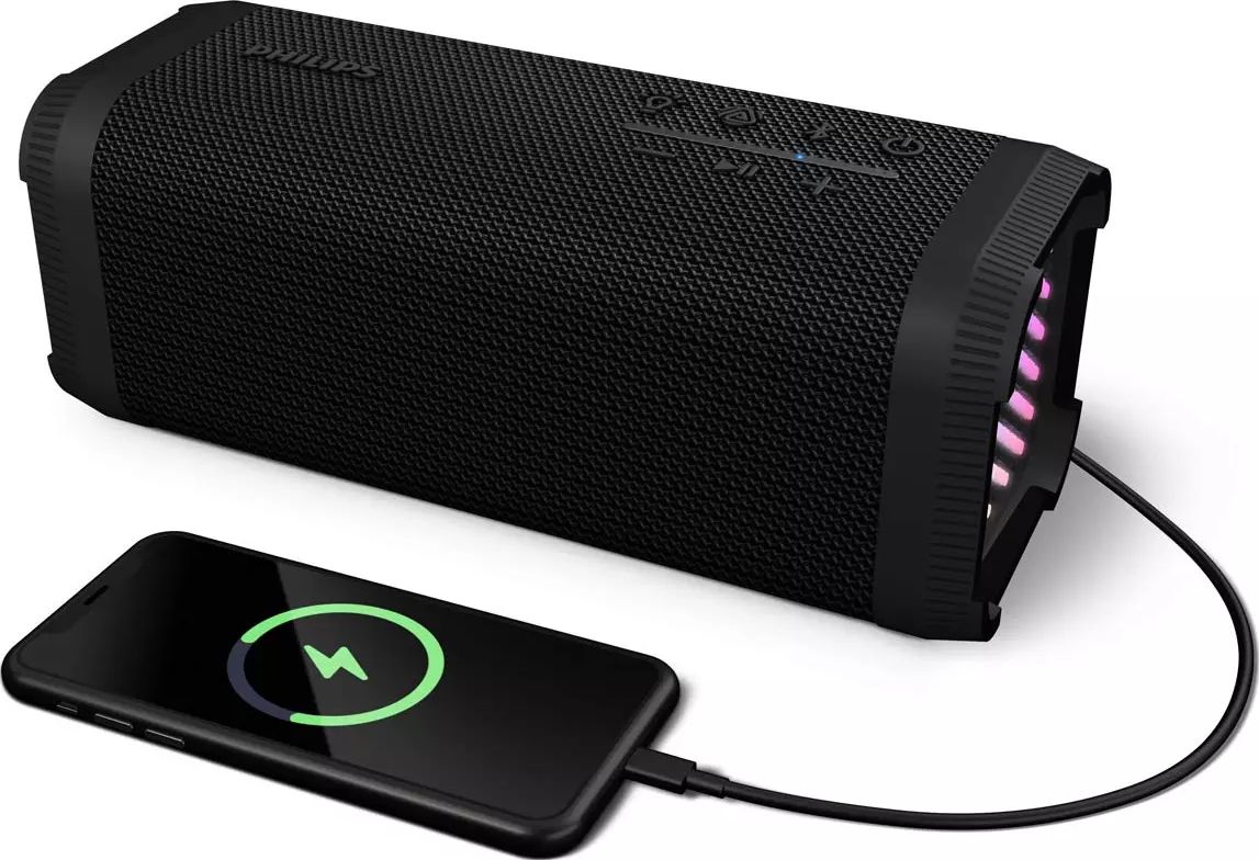 Enceinte portative PHILIPS Étanche 24h Powerbank Noir - TAS5000EB/00