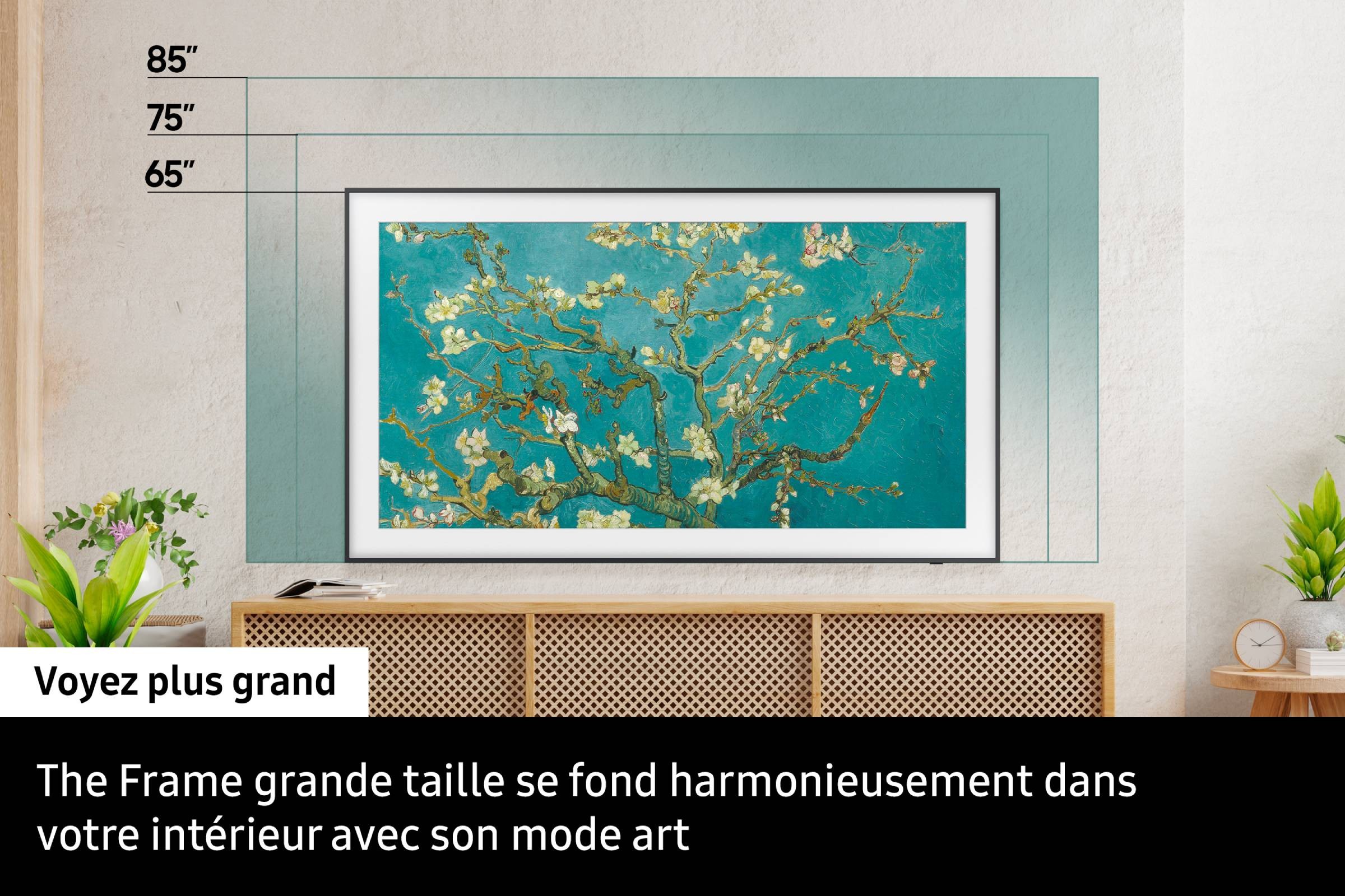 TV QLED 4K 163 cm SAMSUNG The Frame 100 Hz 65" - TQ65LS03BGU TV QLED 4K 163 cm SAMSUNG The Frame 100 Hz 65" - TQ65LS03BGU