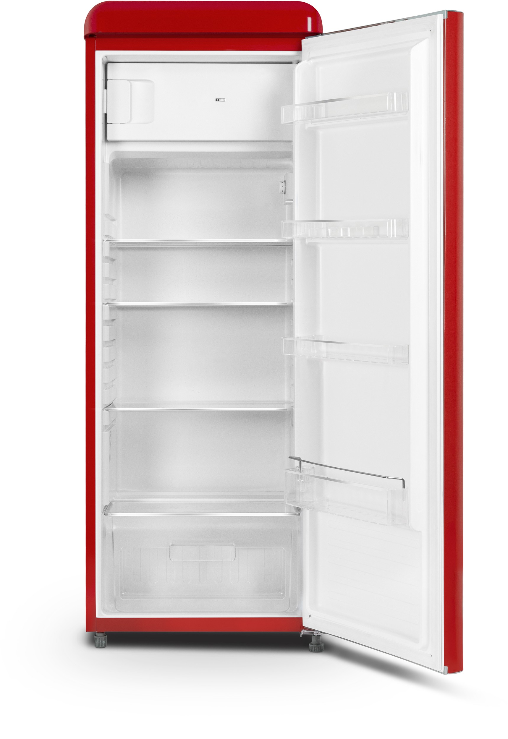 SCHNEIDER Réfrigérateur 1 porte Vintage 225 L Rouge