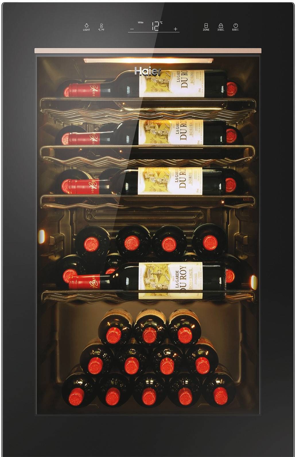 Cave à vin de service HAIER 49 bouteilles Noir HWS49GAE