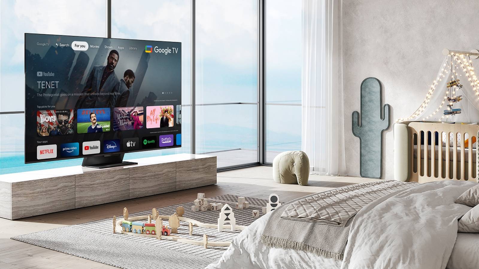 TCL TV QLED 4K 139 cm 55"