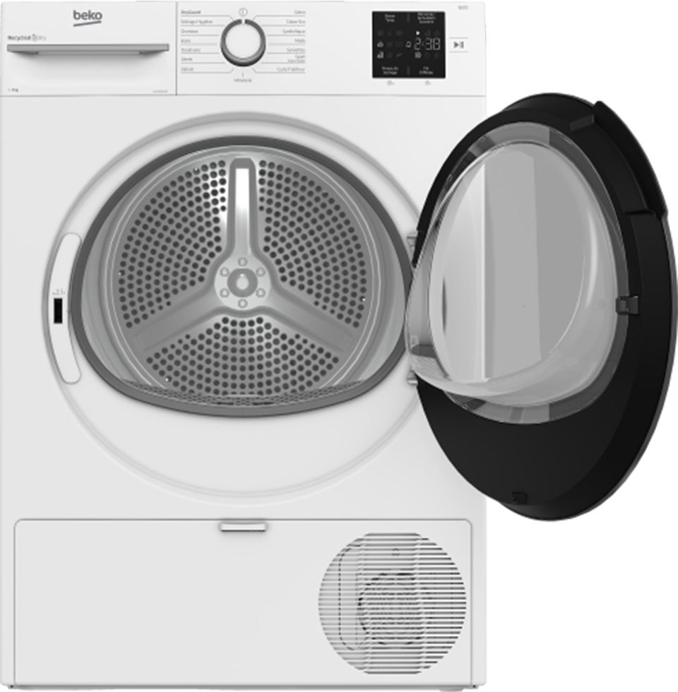 Sèche-linge pompe à chaleur BEKO 9kg Aquawave Blanc - D3H19302W/1
