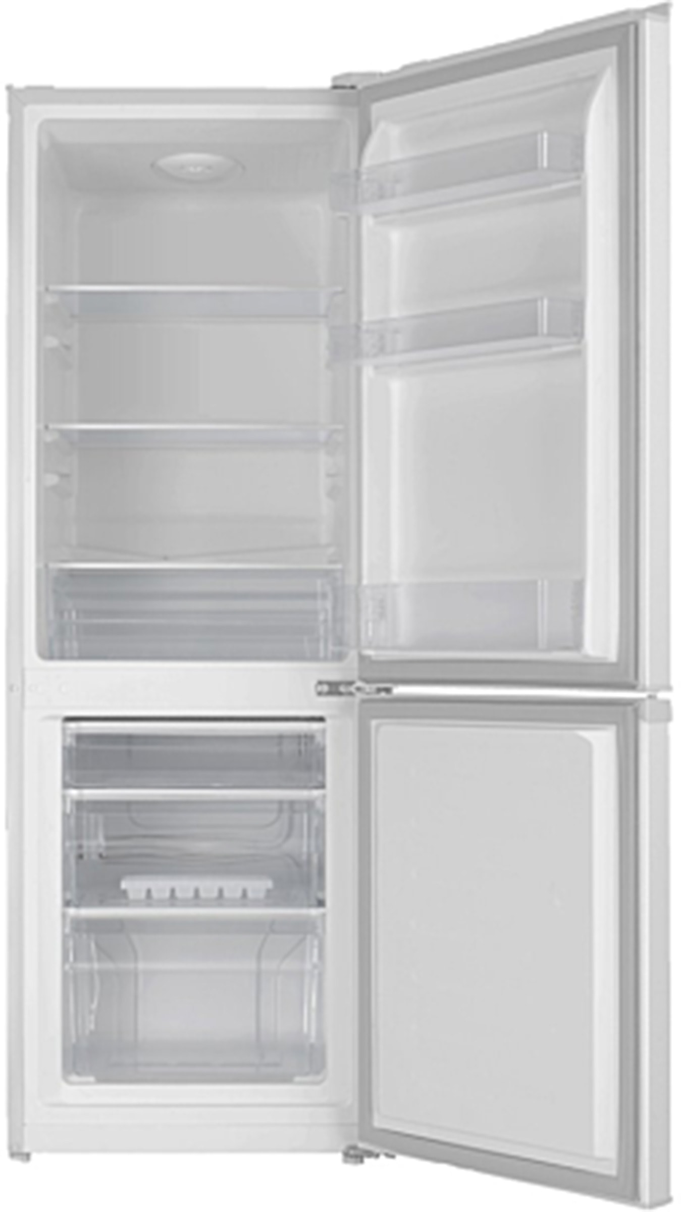 Réfrigérateur congélateur bas CURTISS Froid statique, 175L, Blanc - QKM175E