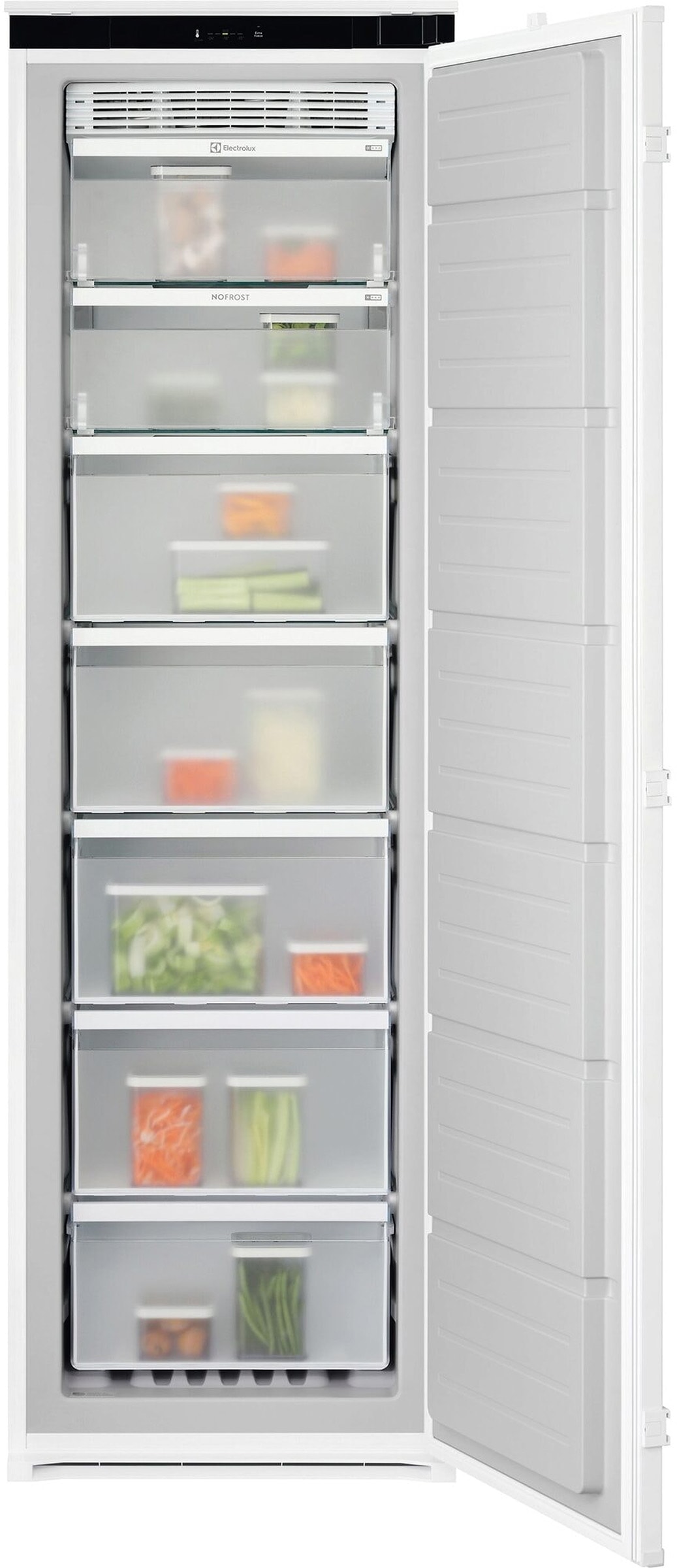Congélateur encastrable armoire ELECTROLUX No Frost, 212L, Blanc EUN7NE18S