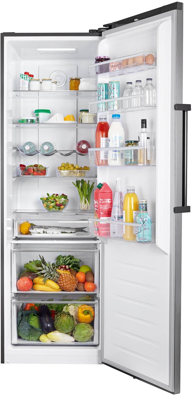 BRANDT Réfrigérateur 1 porte 359 litres Inox - BFL8620NX