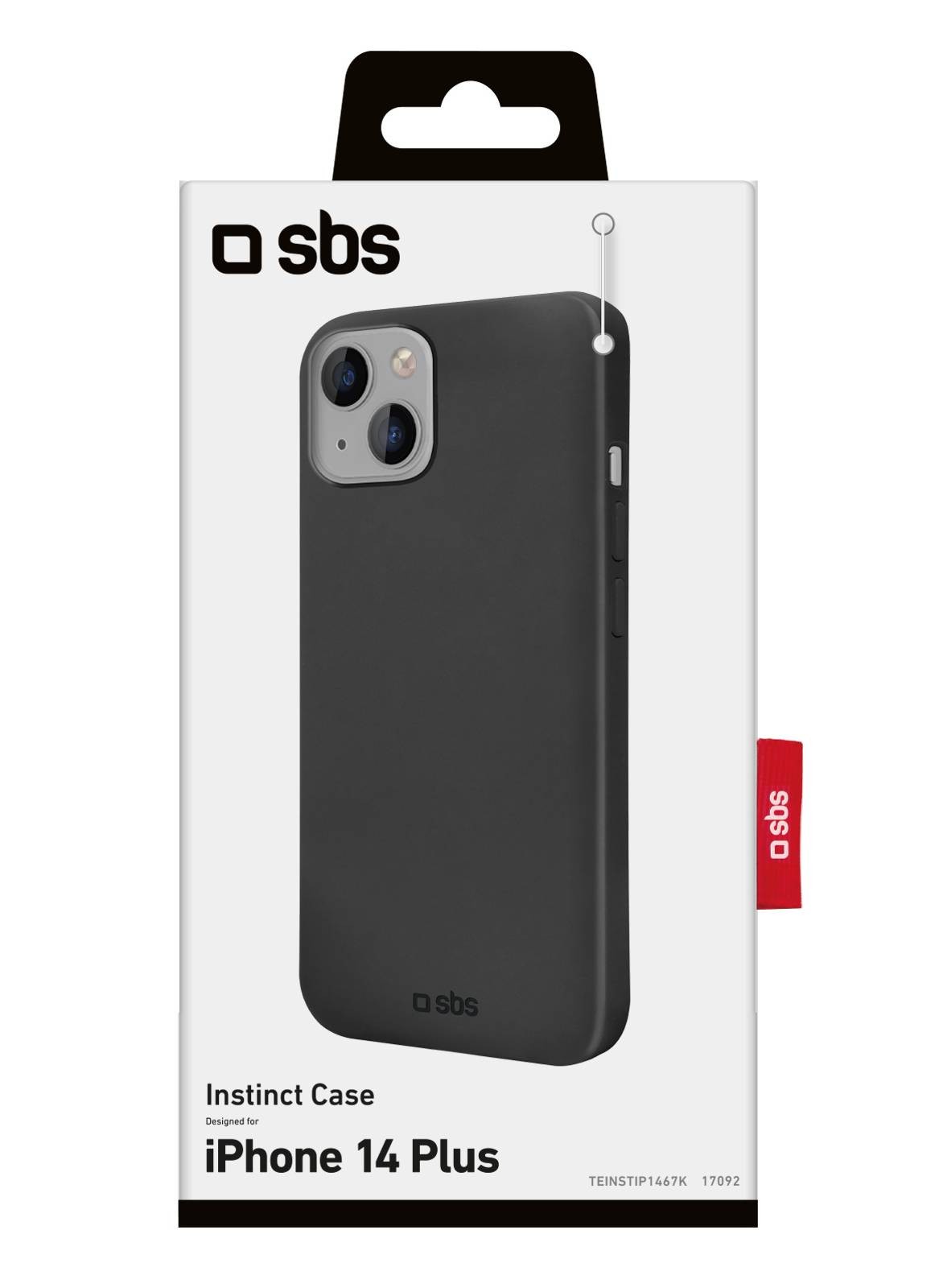 SBS Coque iPhone Coque Instinct pour iPhone 14 Plus - COQ-INST-IP14PLUSNOI