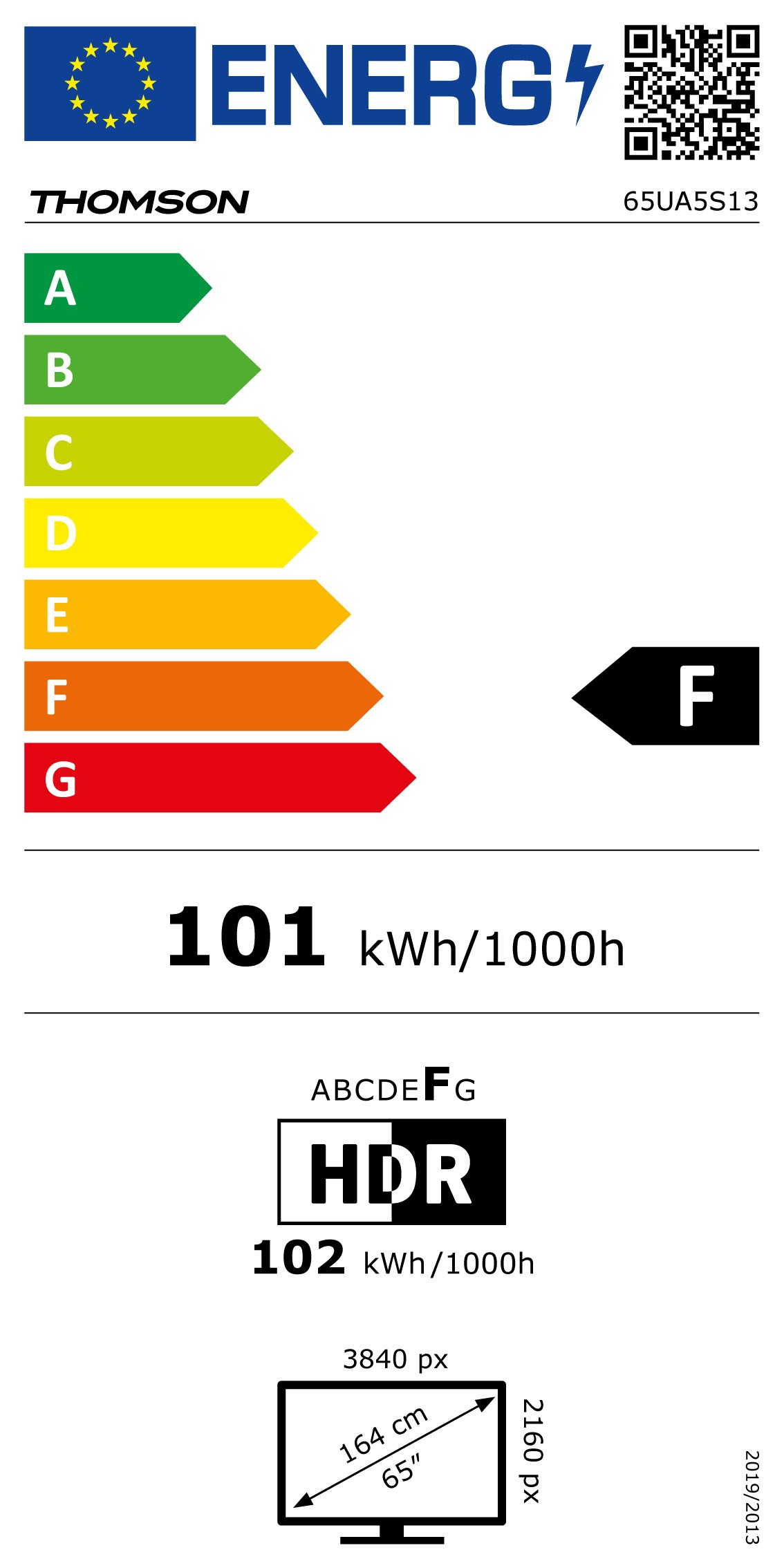 TV LED 4K 165 cm THOMSON 50 Hz Android TV 65" - 65UA5S13 TV LED 4K 165 cm THOMSON 50 Hz Android TV 65" - 65UA5S13