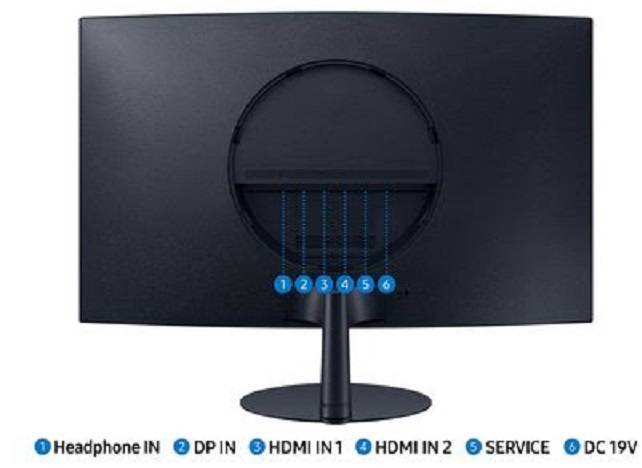 Ecran 32 pouces Full HD SAMSUNG , Incurvé, 32", VA, 75Hz, 4ms, Noir - LS32C390EAUXEN