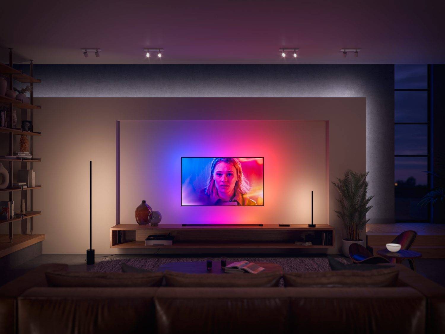 PHILIPS HUE Lumière connectée  - HUE-LIGHTTUBE75NOIR