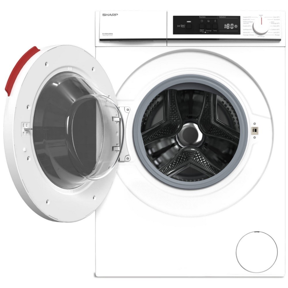 Lave linge Frontal SHARP EcoLogic 10 kg - ESNFA014DWNA Lave linge Frontal SHARP EcoLogic 10 kg - ESNFA014DWNA