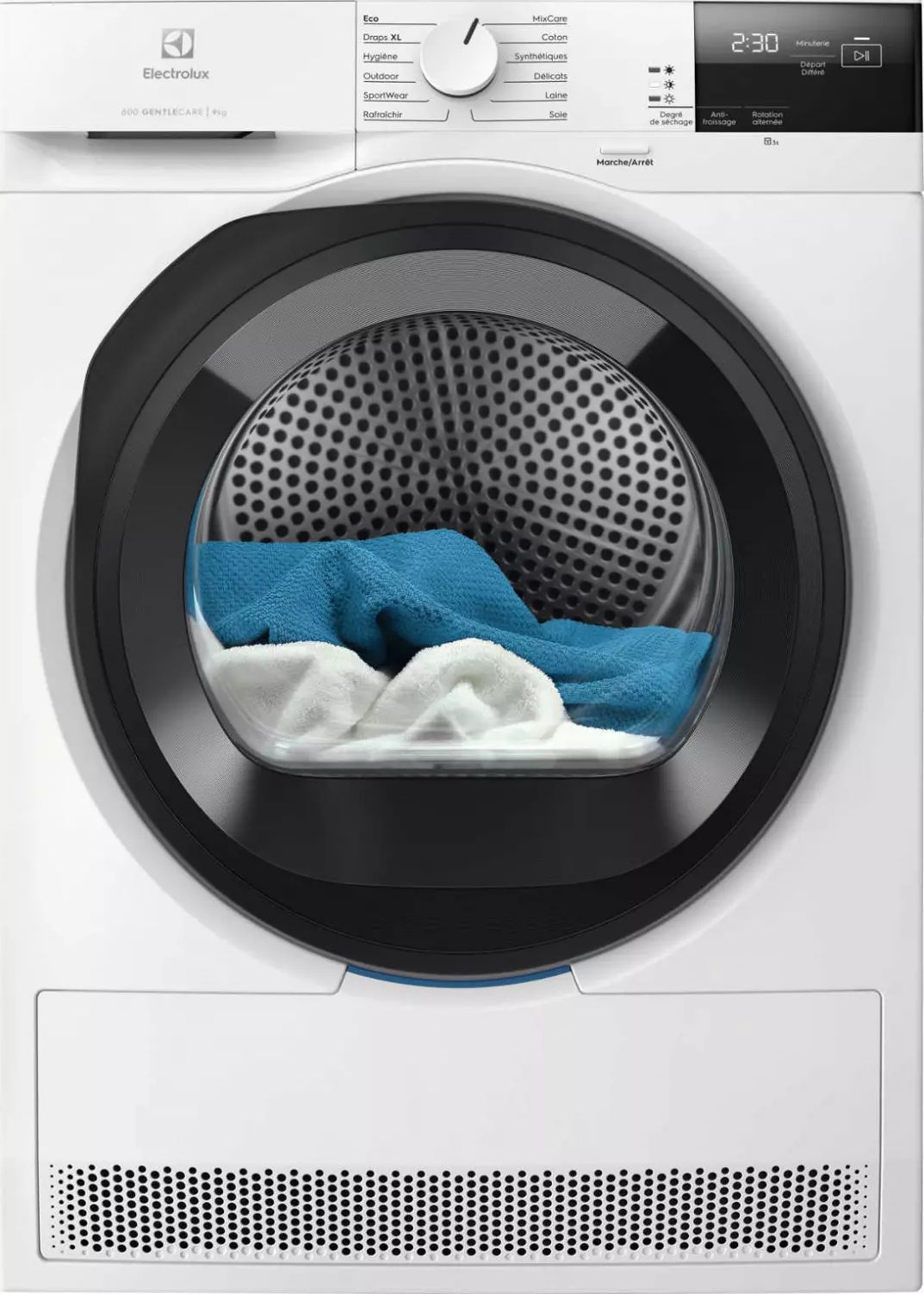 Sèche-linge pompe à chaleur ELECTROLUX 9kg Moteur inverter SensiCare Blanc EW6HI6295BN