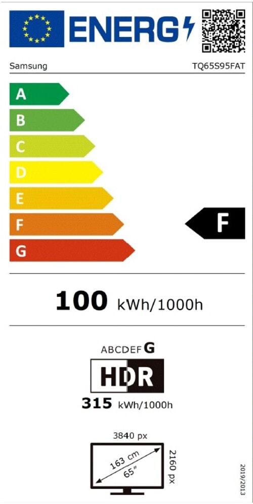 TV OLED 4K 163 cm SAMSUNG - TQ65S95F TV OLED 4K 163 cm SAMSUNG - TQ65S95F