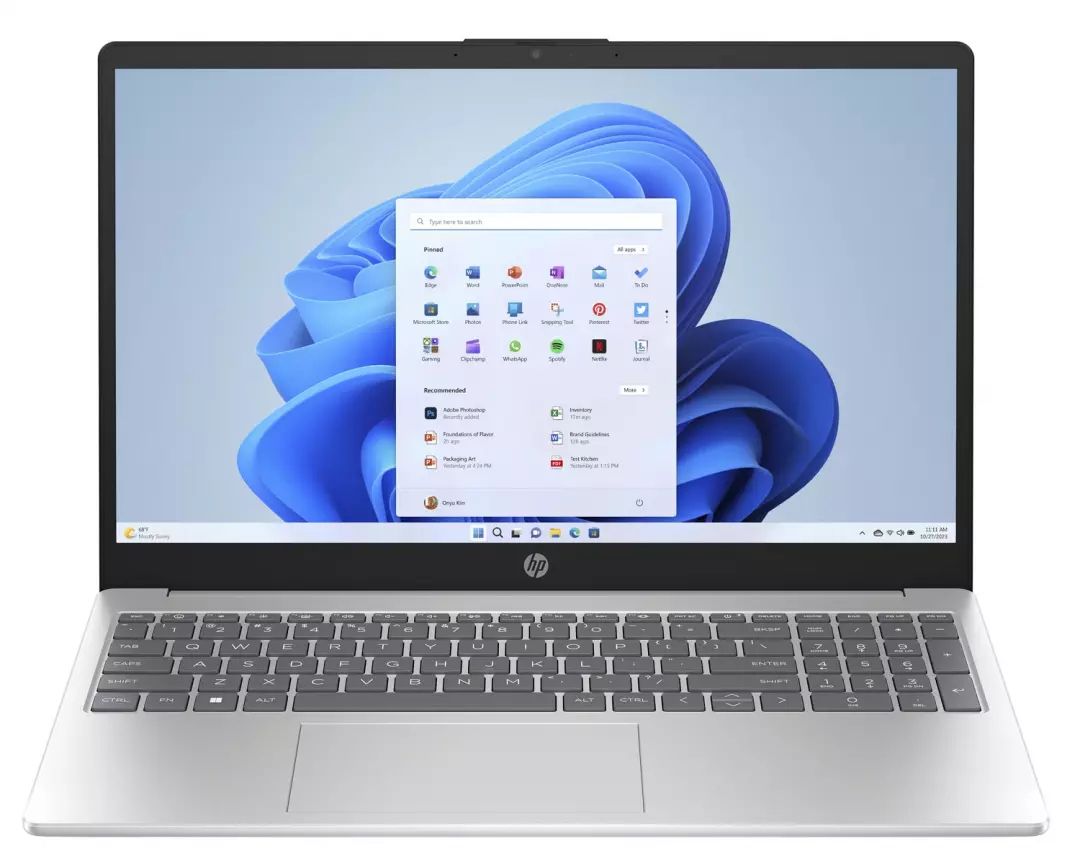 PC portable 15 pouces HP 15,6" Core 5 16Go 512Go Argent 15-FD1025NF