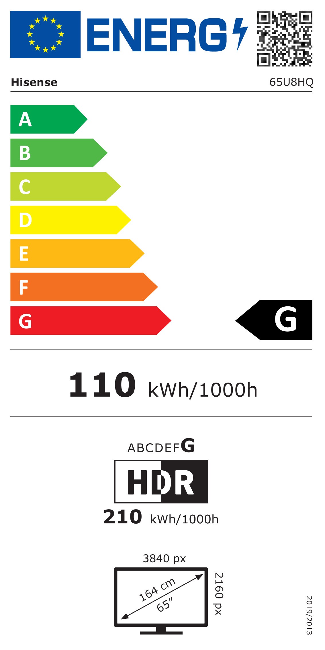 TV Mini LED 4K 164 cm HISENSE Smart TV 100Hz 65" - 65U8HQ TV Mini LED 4K 164 cm HISENSE Smart TV 100Hz 65" - 65U8HQ