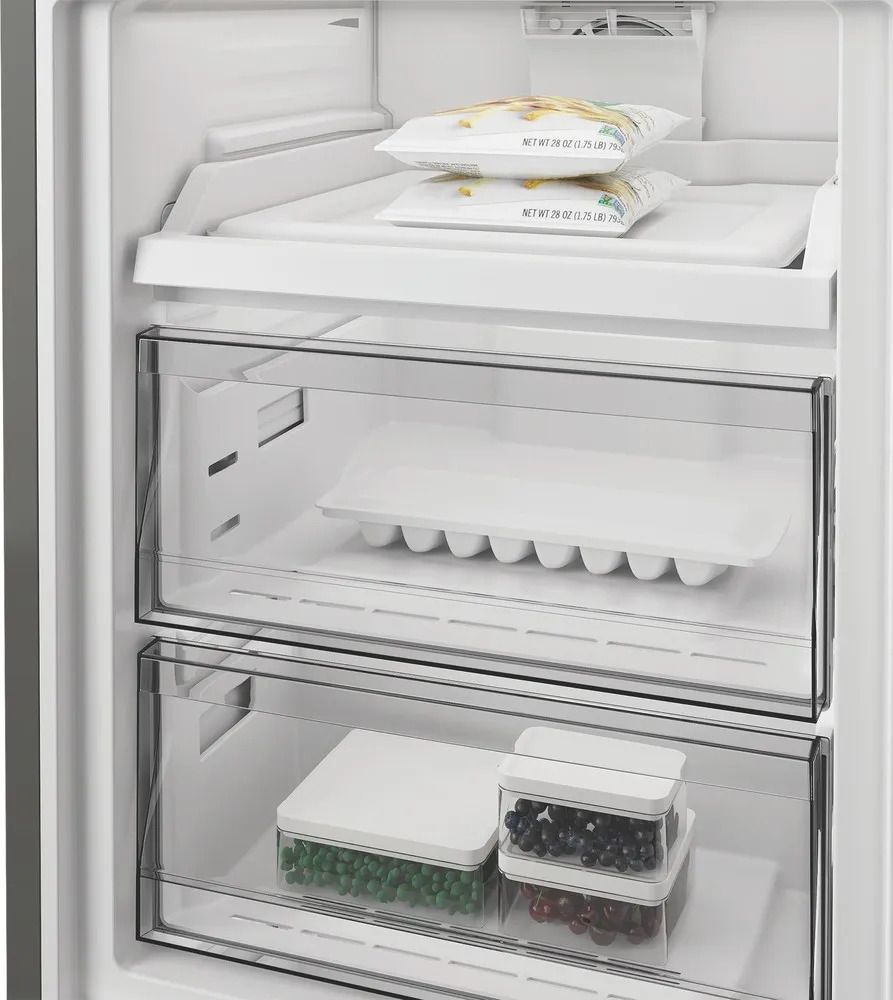 Réfrigérateur congélateur bas WHIRLPOOL 415L No Frost Inox - WHK26412X5EE