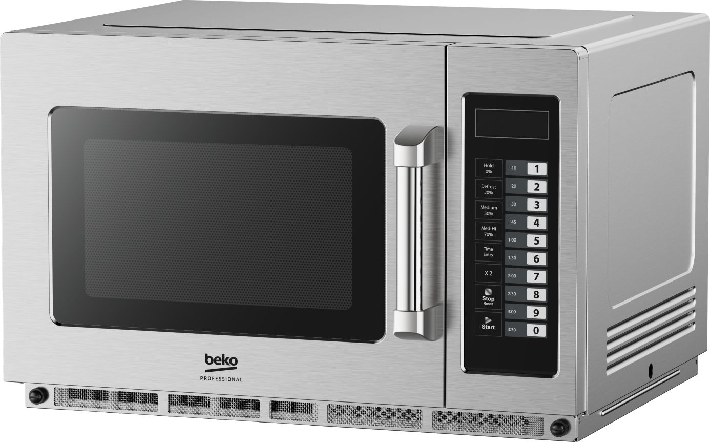 Micro ondes BEKO PROFESSIONAL 34L 2200W Inox - PRO34IX2BP