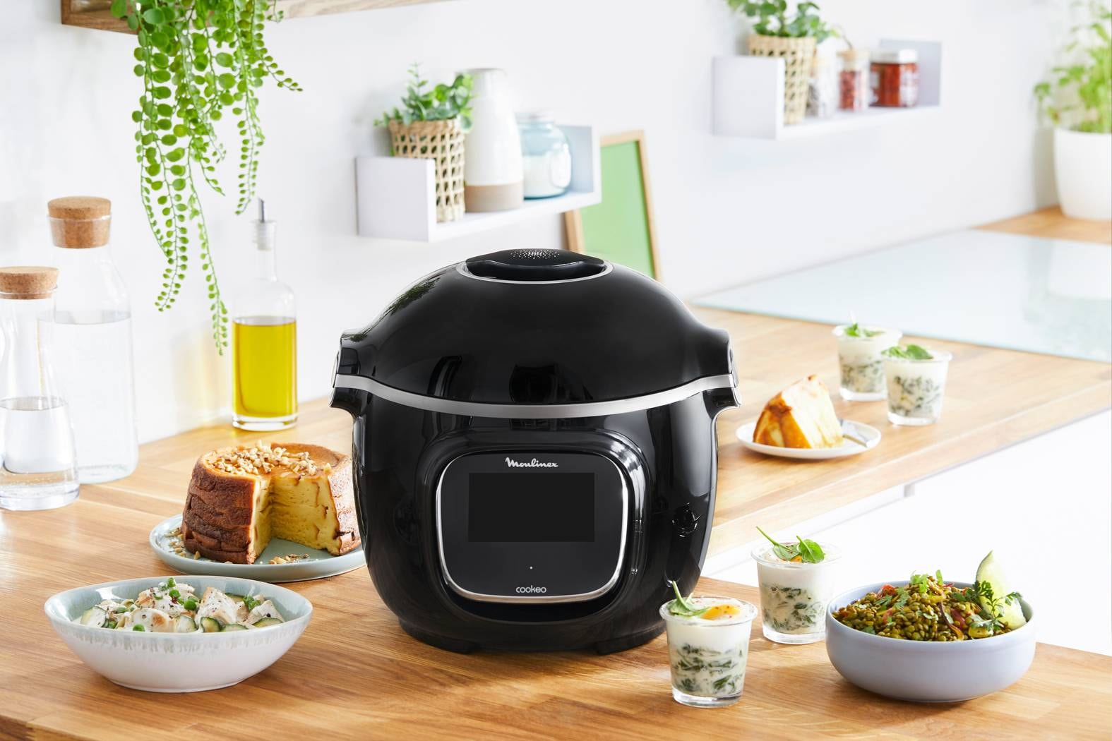 Robot cuiseur MOULINEX 6L 1600W Noir - CE902800