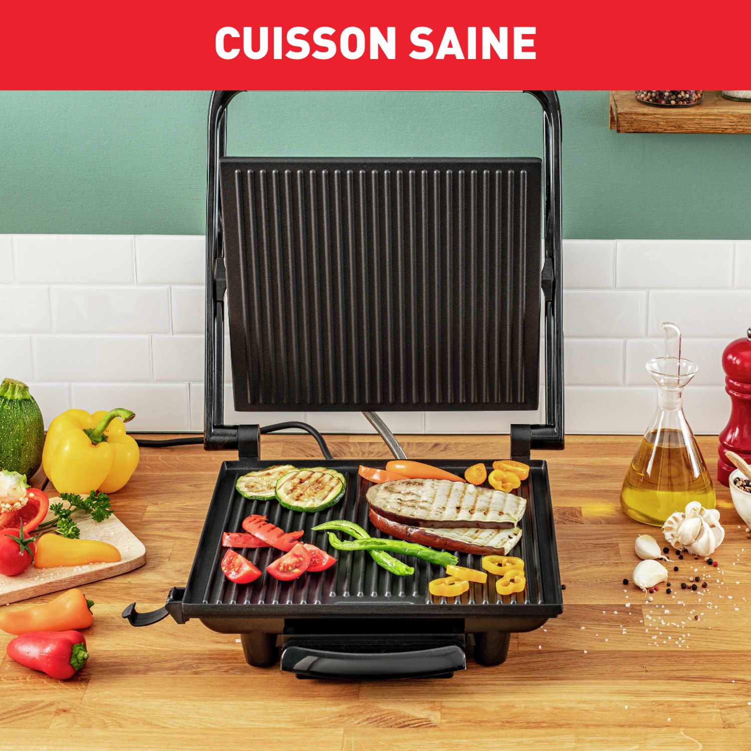 Grill viandes TEFAL 2000W - GC241D12