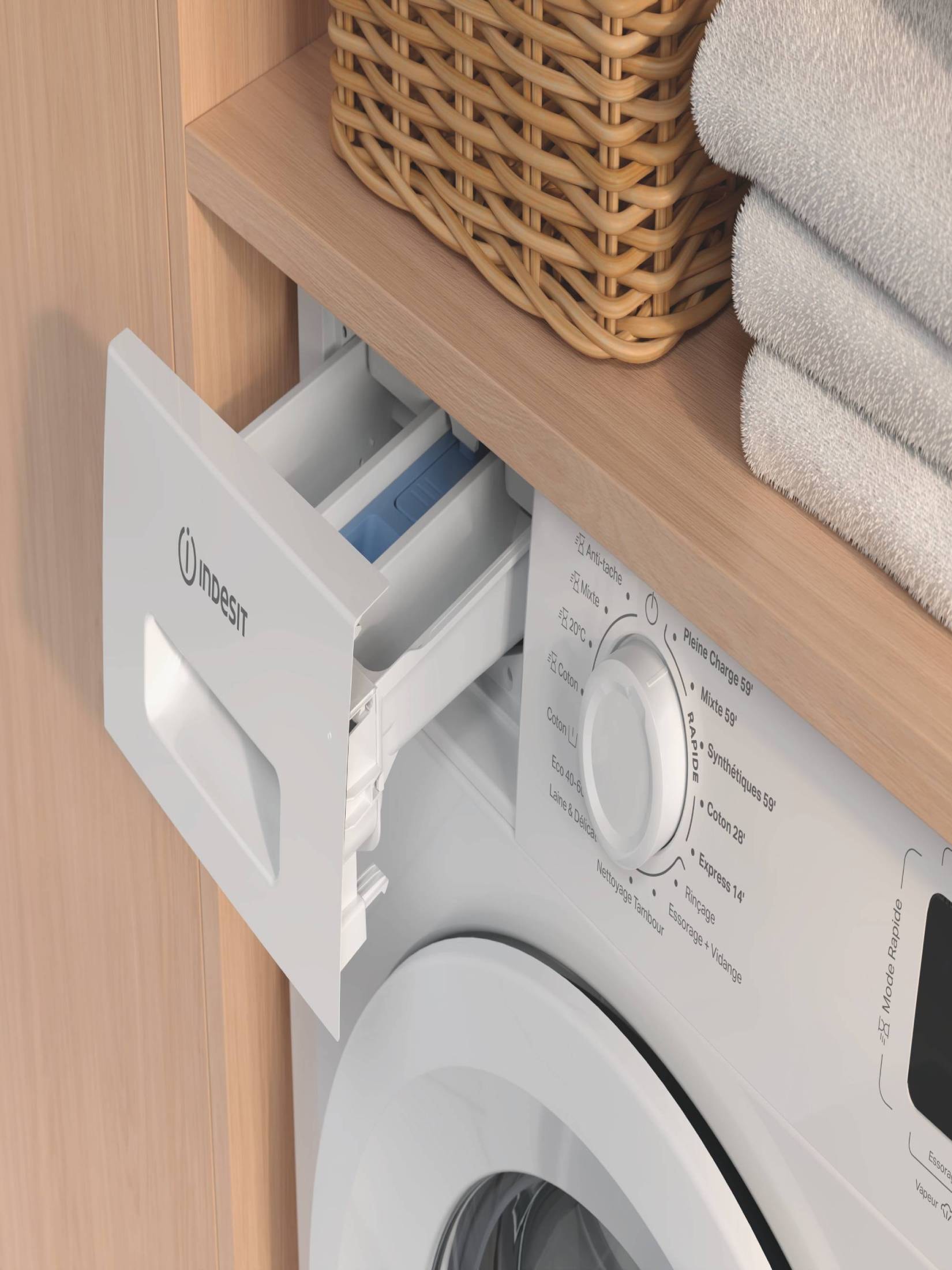 Lave linge Frontal INDESIT - IMW862MYTIMEFR Lave linge Frontal INDESIT - IMW862MYTIMEFR
