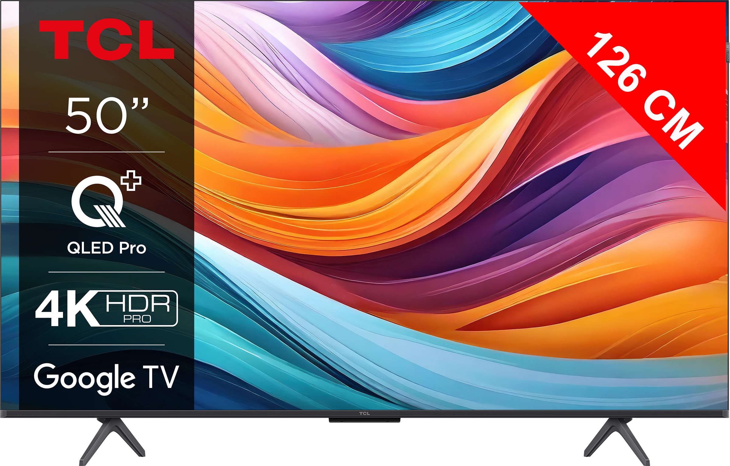 TV QLED 4K 126 cm TCL , HDR Pro, Google TV, 50" - 50T7B TV QLED 4K 126 cm TCL , HDR Pro, Google TV, 50" - 50T7B
