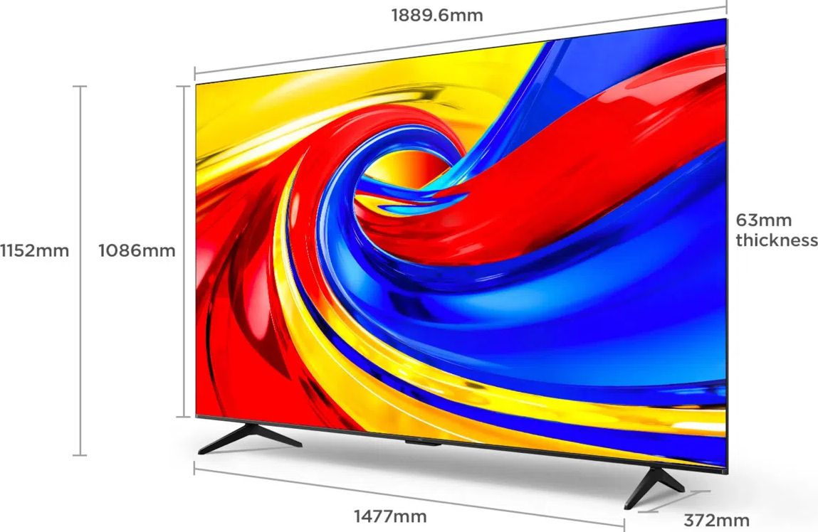 TV QLED 4K 214 cm TCL  - 85P7L