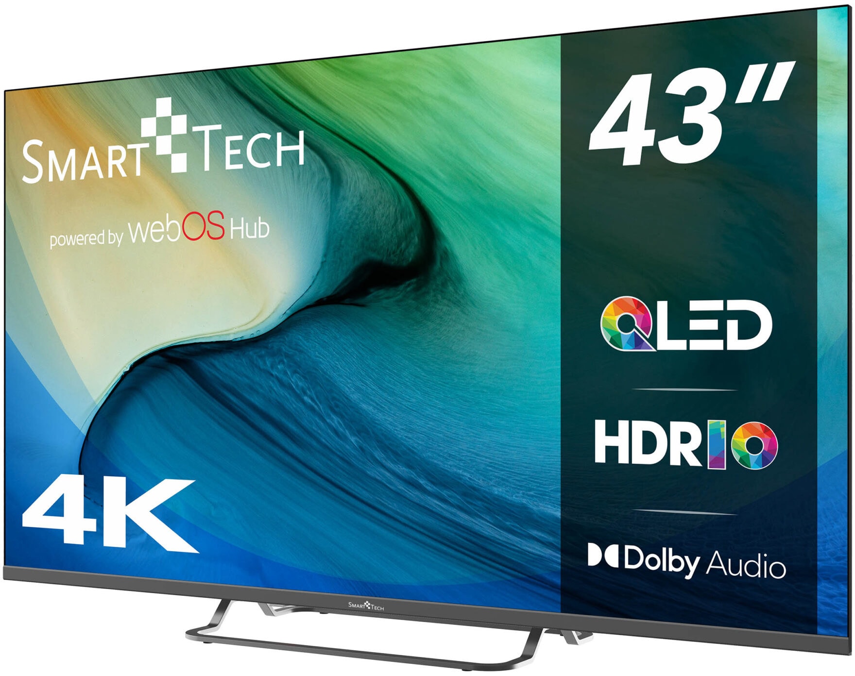 TV QLED 4K 108 cm SMART TECH - 43QW02V TV QLED 4K 108 cm SMART TECH - 43QW02V