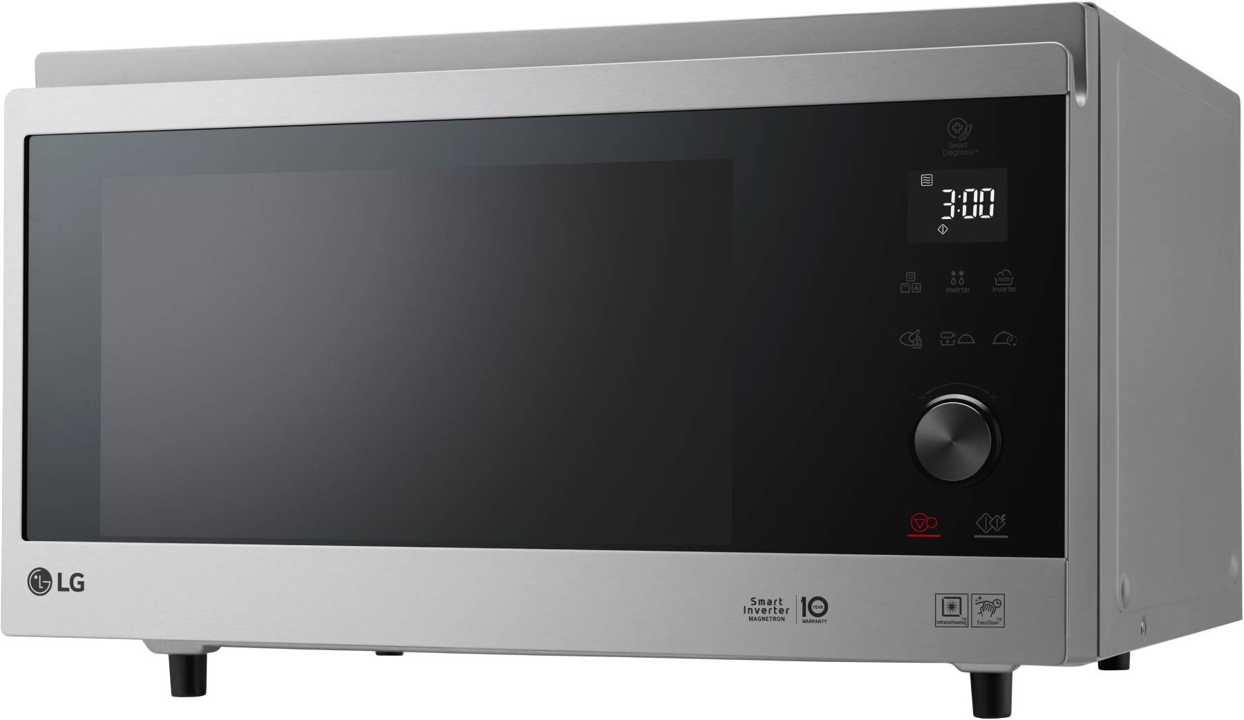 LG Micro ondes Combiné Multifonction 1100W 39L Gris - MJ3965ACS