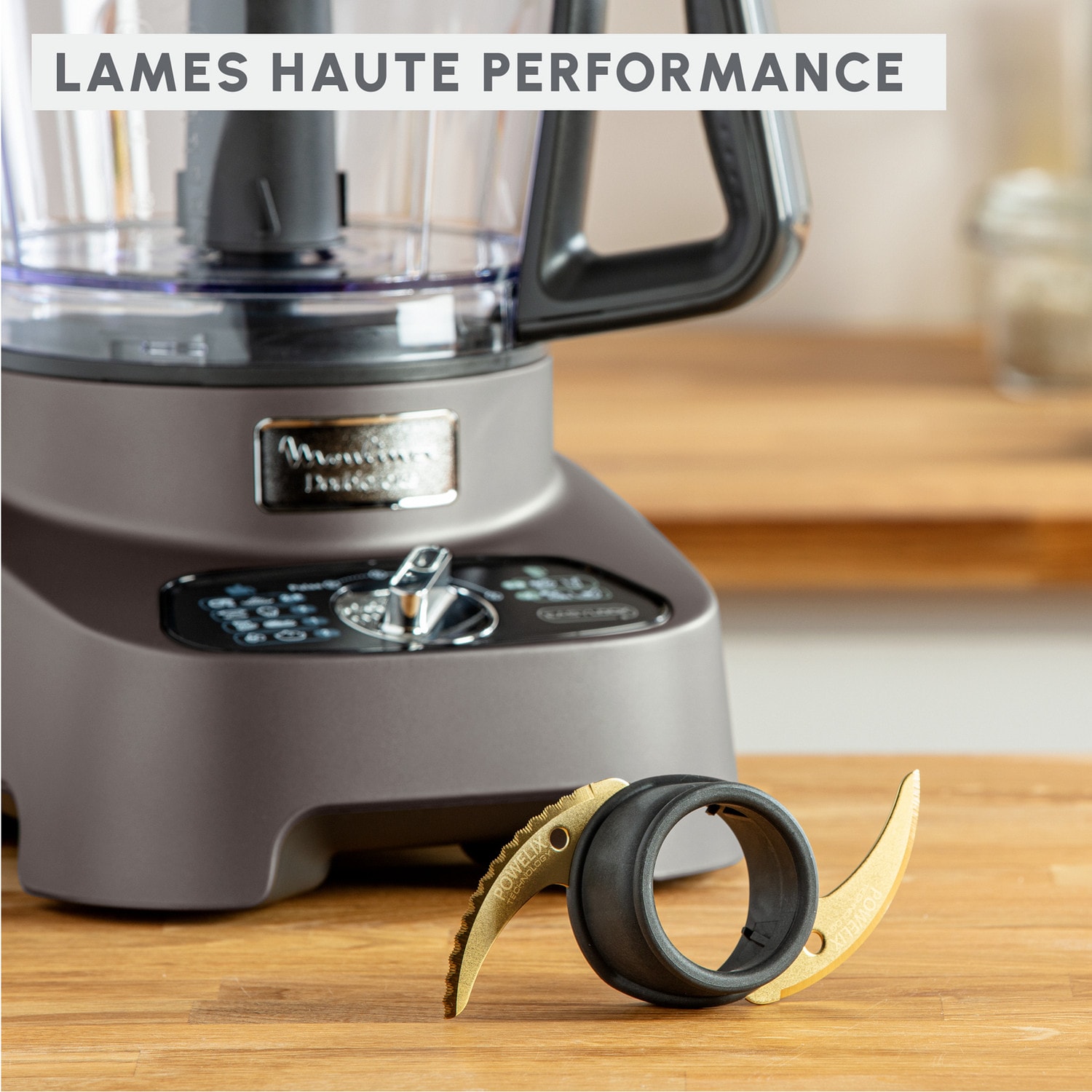 Robot culinaire MOULINEX Double Force 1000W + 10 accessoires, Gris - FP825E10 Robot culinaire MOULINEX Double Force 1000W + 10 accessoires, Gris - FP825E10