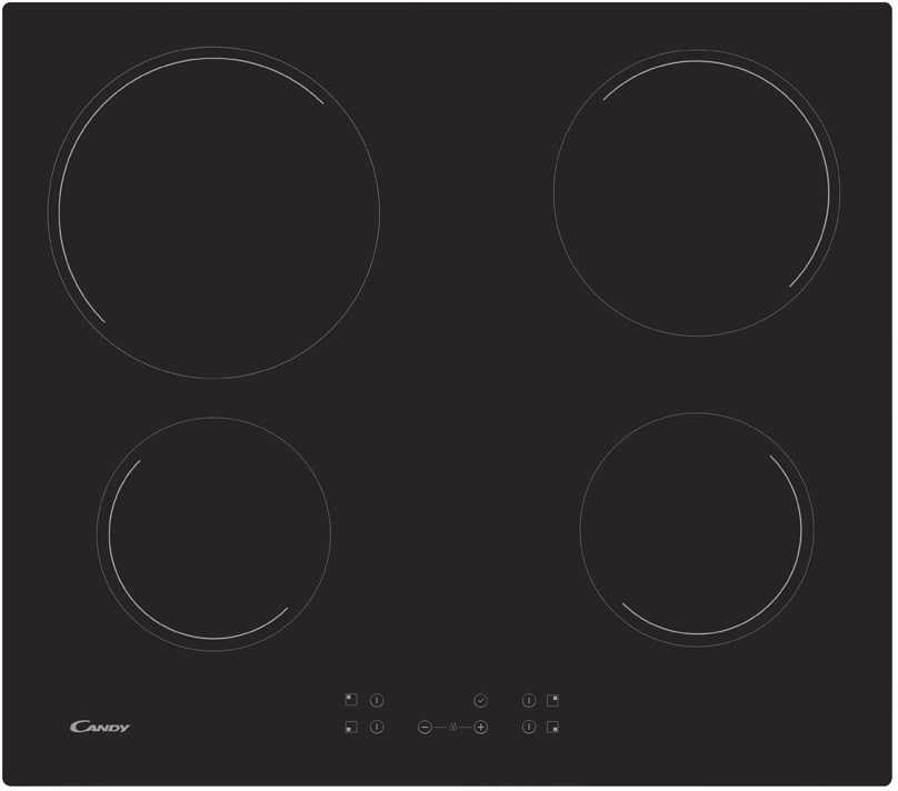 Bosch PKM63RBB8E – Piano Cottura In Vetroceramica 60 Cm Da Incasso – 3 Fuochi – TouchSelect – Nero