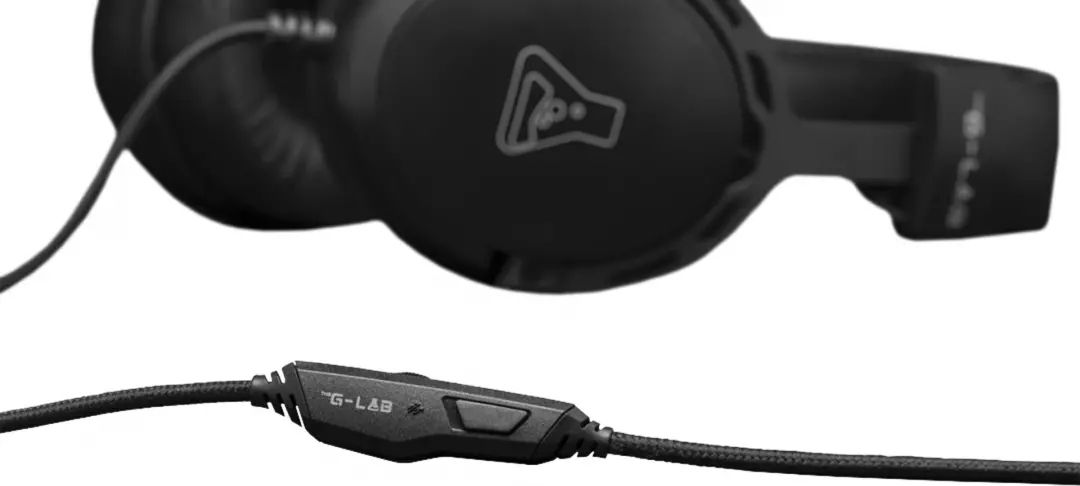 Micro-Casque gaming THE G-LAB Filaire Stéréo Noir - KORP-TITANIUM
