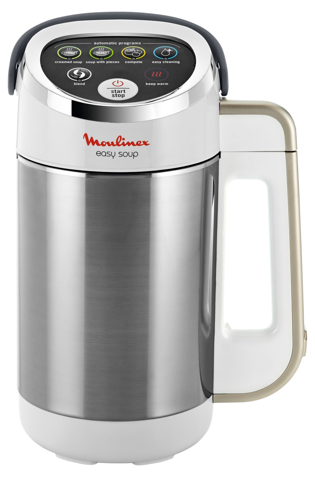 Blender chauffant MOULINEX 1000W 1.2L Blanc Silver LM841B10