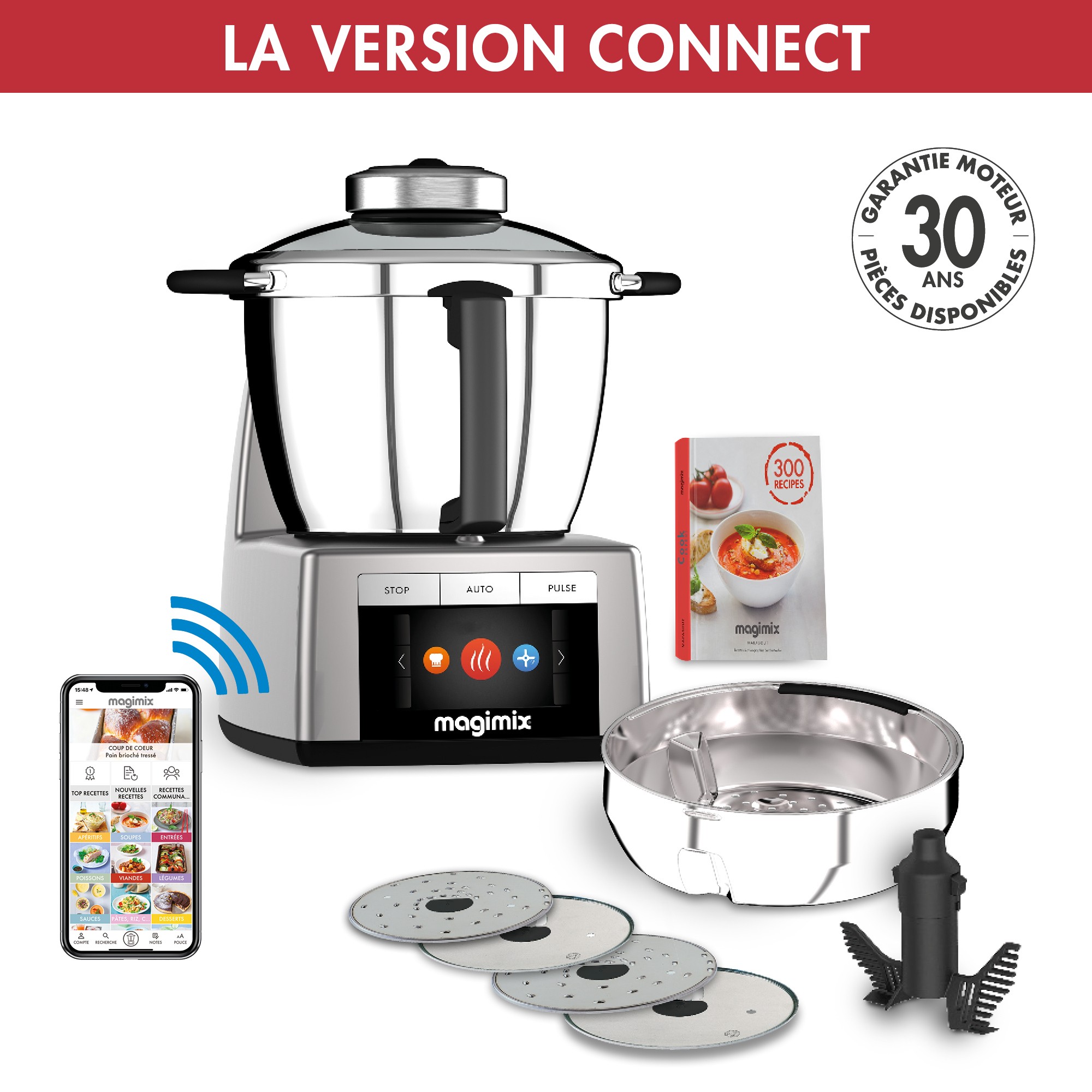 Robot cuiseur connecté MAGIMIX - ROBOTCOOKCONNECT Robot cuiseur connecté MAGIMIX - ROBOTCOOKCONNECT