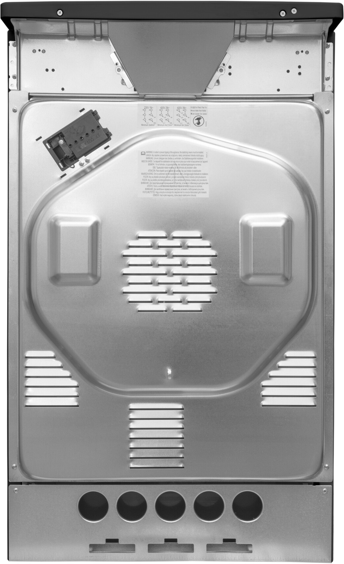 Cuisiniere vitroceramique FAGOR 4 Foyers 62L Noir - FACV203N