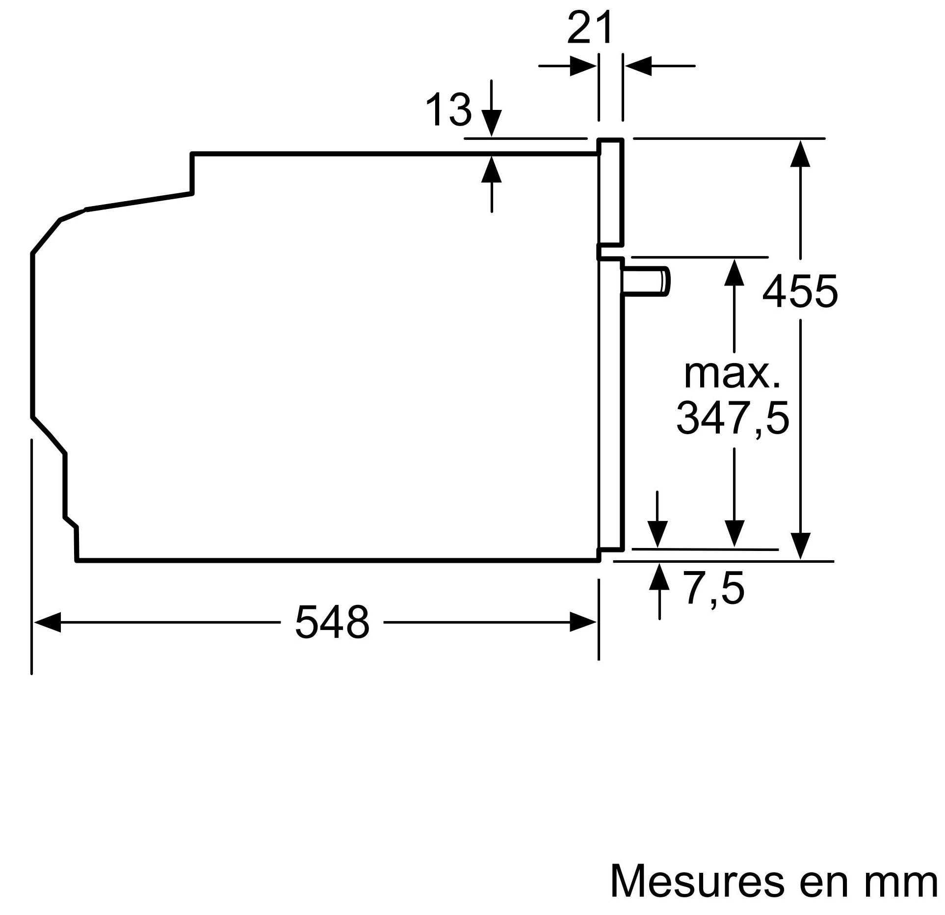 Four encastrable pyrolyse NEFF 45L, Noir - C24MT7MN0