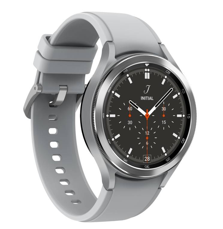 SAMSUNG Montre connectée Galaxy Watch4 Classic 46mm Argent 4G - SM-R895FZSAXEF