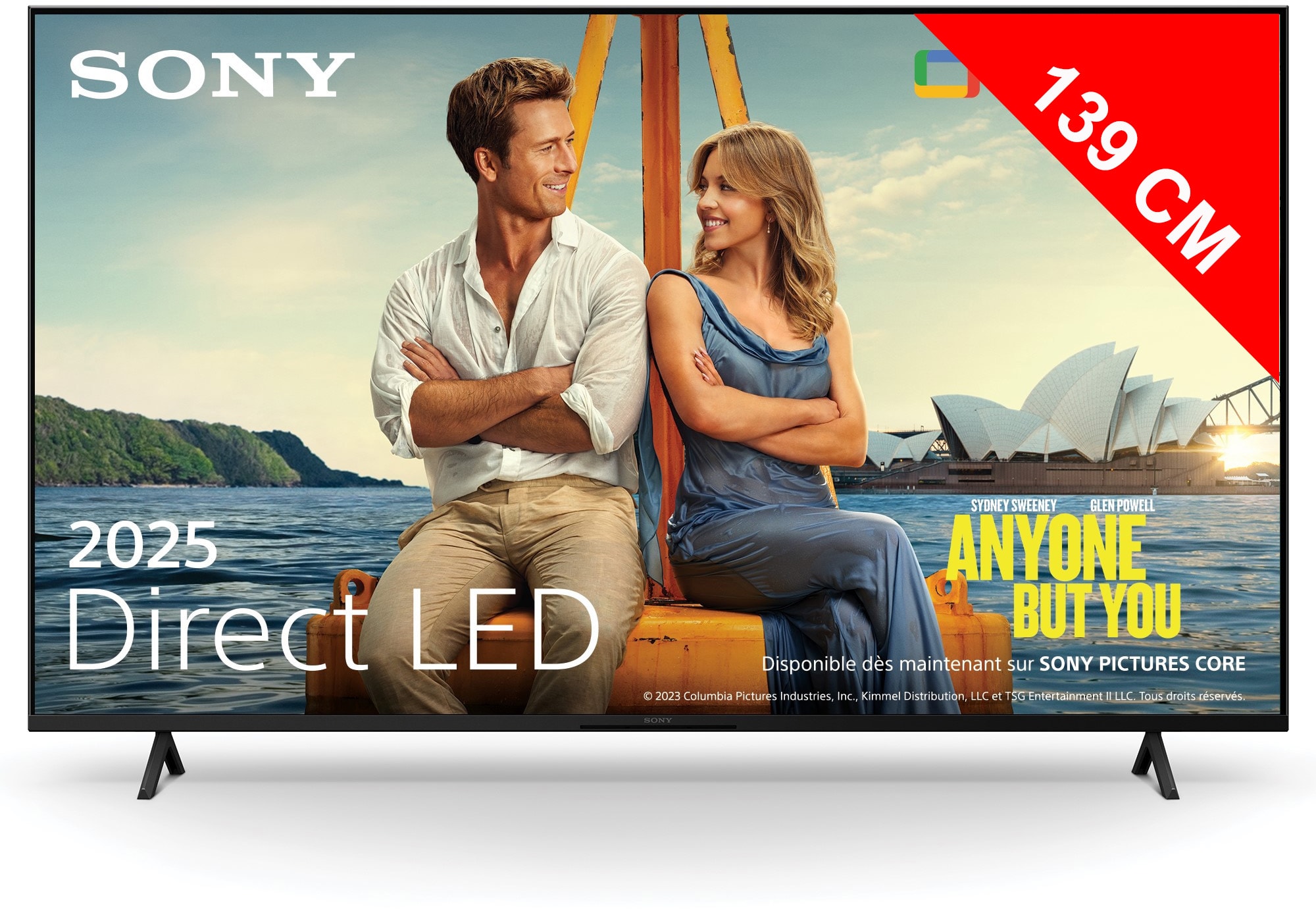 TV LED 4K 139 cm SONY 55'' 4K 50Hz Noir K55S35B
