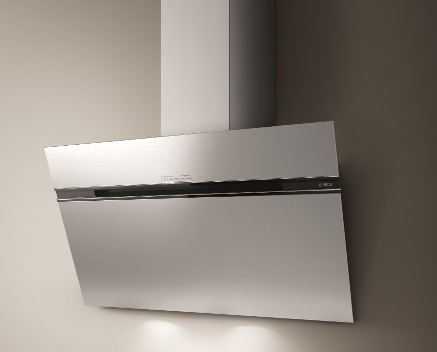 Hotte decorative murale ELICA 50dB 90 cm Inox STRIPEIX/A/90/LX