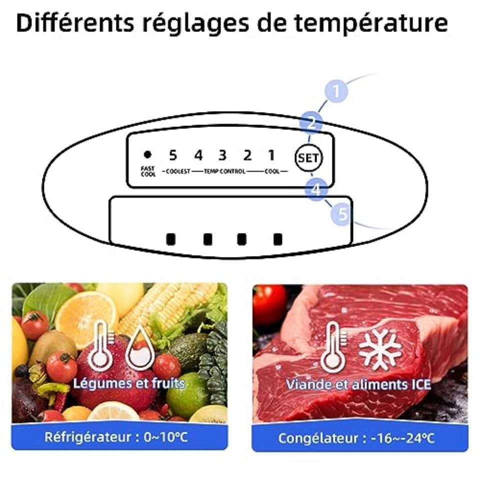 Réfrigérateur congélateur bas CHIQ - CBM117L42 Réfrigérateur congélateur bas CHIQ - CBM117L42