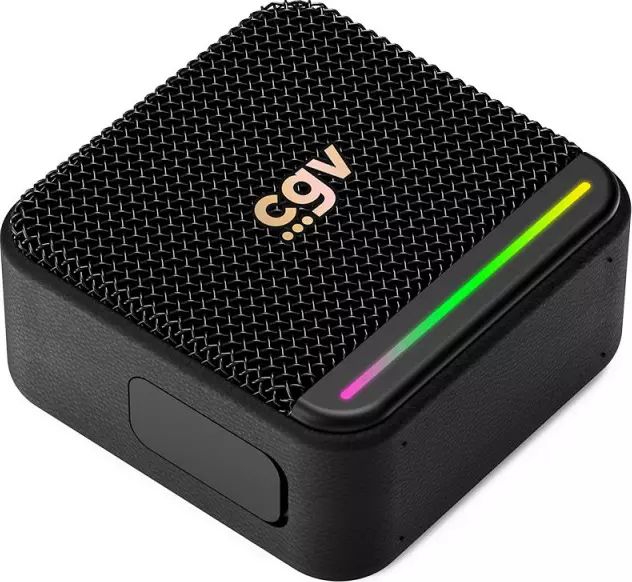 Enceinte bluetooth CGV 8W Étanche 10h Powerbank Noir - SOLIDVIBEMINI