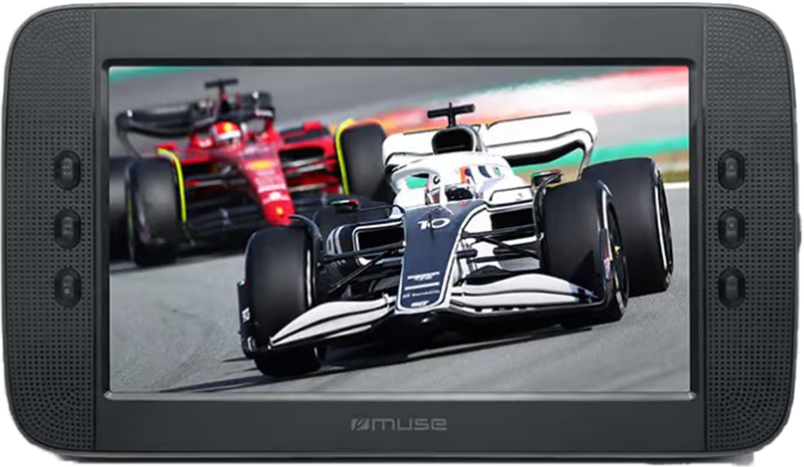 Lecteur DVD portable MUSE 10.1'' Support voiture USB Noir M1028CVB